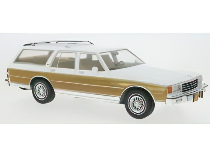 【予約】2026年発売予定CHEVROLET カプリス エステートワゴン 1985 ホワイト ウッド/ MCG 1/18 ミニカー