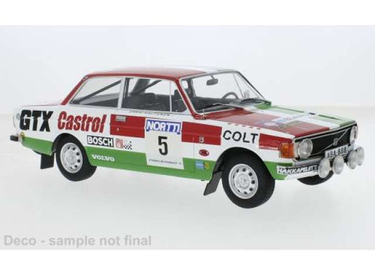 1973年 Volvo 142 #5 H.Mikkola/E.Rautanen ラリーWM 1000レイクスラリー1973/ MCG  1/18 ミニカー