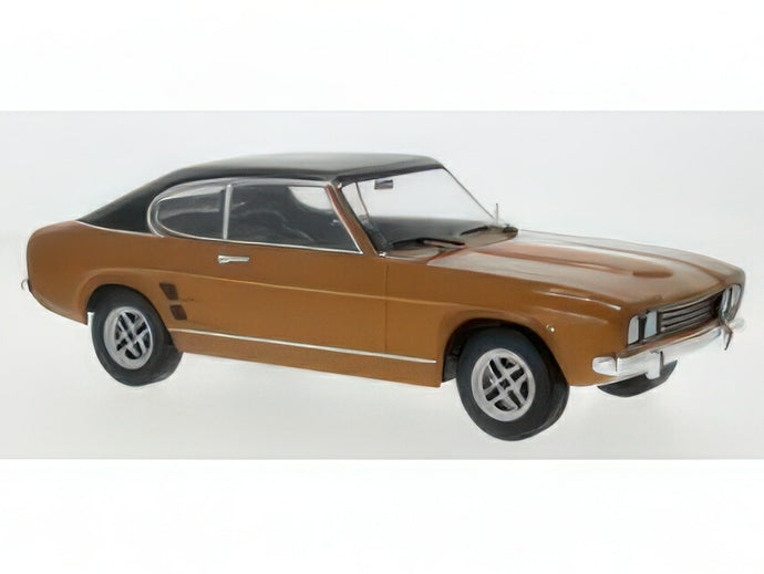 【予約】2025年発売予定FORD ENGLAND - CAPRI MKI GXL 1973 - BROWN MET BLACK MATT/MCG 1/18ミニカー