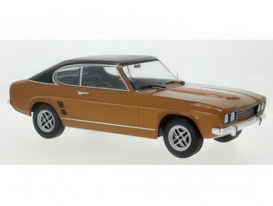 【予約】2025年発売予定FORD ENGLAND - CAPRI MKI GXL 1973 - BROWN MET BLACK MATT/MCG 1/18ミニカー