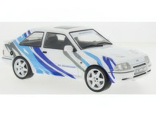 【予約】12月以降発売予定FORD ENGLAND エスコート MK IV RS ターボ S2 1990 ホワイト ブルー/ MCG 1/18 ミニカー