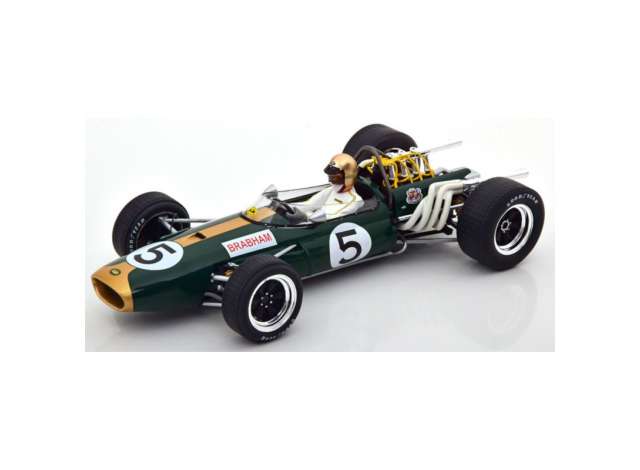 1966 Brabham BT20 #05 ジャック・ブラバム GP メキシコ グリーンゴールド/MCG 1/18ミニカー