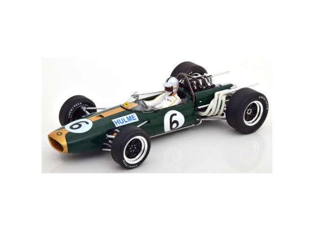 1966 Brabham BT20 #06 デニス・ハルム GP グレートブリテン グリーンゴールド/MCG 1/18ミニカー