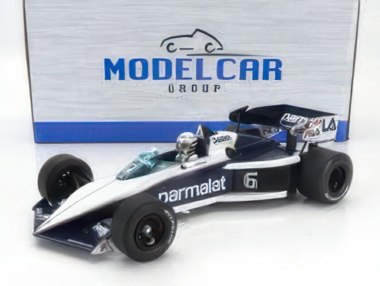 BRABHAM F1 BT52 PARMALAT No6 南アフリカGP 優勝 1983 Rパトレーゼ ホワイトブルー/ MCG 1/18 ミニカー