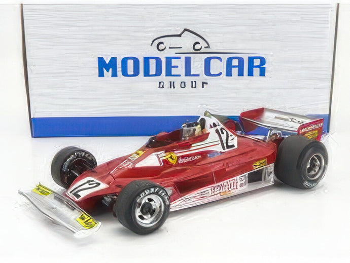 FERRARI F1 312T2B SCUDERIA FERRARI No12 スウェーデンGP 3位 1977 Cロイテマン レッドホワイト/ MCG 1/18 ミニカー