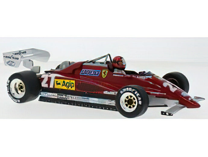 【予約】2025年発売予定FERRARI F1 126C2 SEFAC スパ フェラーリチーム 27号車 1982年ベルギーGP ドライバー:ジル・ヴィルヌーヴ レッド/MCG 1/18ミニカー