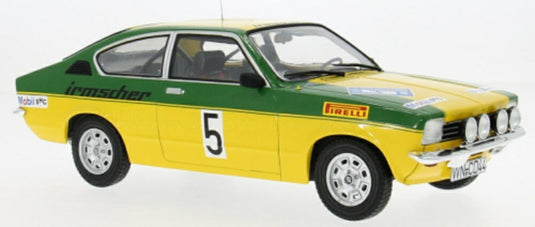 【予約】2026年発売予定OPELオペル KADETT C クーペ GT/E ナイトバージョン N 5 ラリー インターナショナル ザックス ウィンター 1976 イエロー ブラック / MCG 1/18 ミニカー