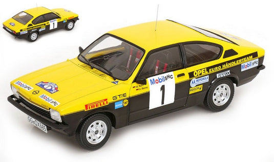 Opelオペル Kadettカデット C Coupeクーペ GT/E 1976 Rally Westfalen Lippe Rohlr Menne / MCG 1/18 ミニカー