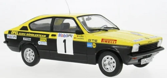 【予約】2026年発売予定OPELオペル KADETT C クーペ 1973 GT/E N 1 3位 ラリー ウェストファーレン 1977 イエロー ブラック / MCG 1/18 ミニカー