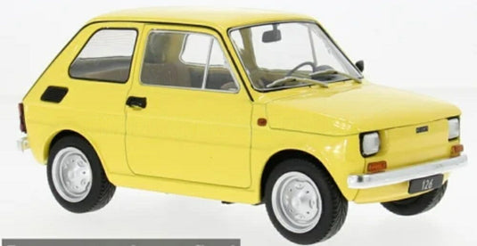【予約】2026年発売予定FIATフィアット 126 1972 イエロー / MCG 1/18 ミニカー