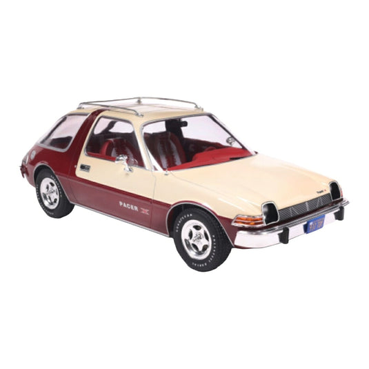 【予約】2027年発売予定 AMC Pacerペースメーカー 1975 ダークレッド/ベージュ / MCG 1/18 ミニカー