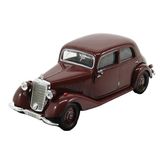 Mercedes Benzメルセデスベンツ 170V W136 1949 ボルドー ディスプレイケース付 / EDICOLA 1/43 ミニカー
