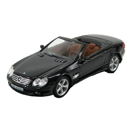 Mercedes Benzメルセデスベンツ SLクラス 600SL R230 2003 ブラック ディスプレイケース付 / EDICOLA 1/43 ミニカー