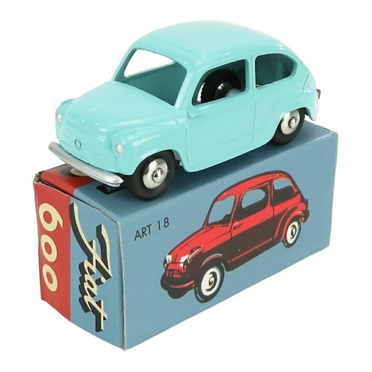 Fiatフィアット 600 Berlinaベルリーナ 1955 Light Blueライトブルー / EDICOLA 1/48 ミニカー