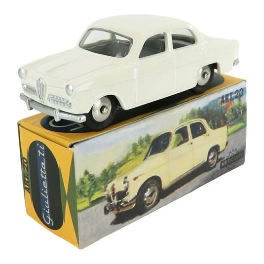 Alfa Romeoアルファロメオ Giuliettaジュリエッタ TI 1960 Whiteホワイト / EDICOLA 1/48 ミニカー
