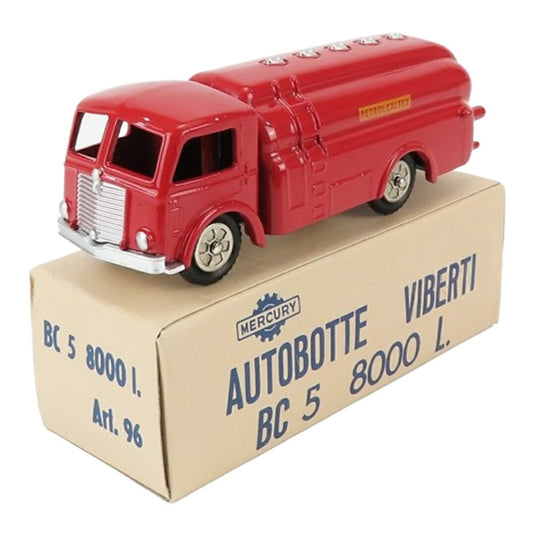 Vibertiヴィベルティ Autobotteアウトボッテ BC5 8000L Petrolcaltex Tanker Truckタンカートラック 1940 Redレッド / EDICOLA 1/48 ミニカー