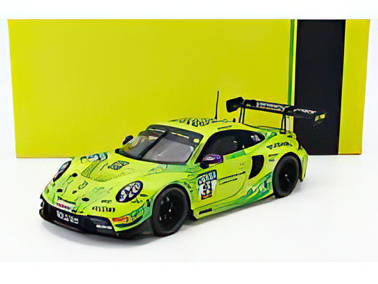 PORSCHE  911 992 GT3 R TEAM MANTHEY RACING N 91 WINNER DTM SEASON 2023 THOMAS PREINING  YELLOW GREEN/IXO 1/18ミニカー