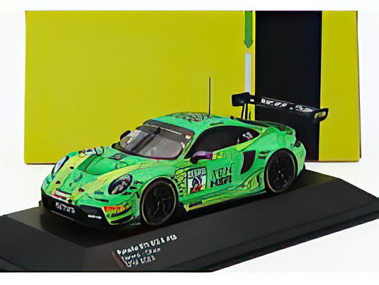 PORSCHE  911 992 GT3 R TEAM MANTHEY RACING N 90 DTM SEASON 2023 THOMAS PREINING  GREEN YELLOW/IXO 1/43ミニカー