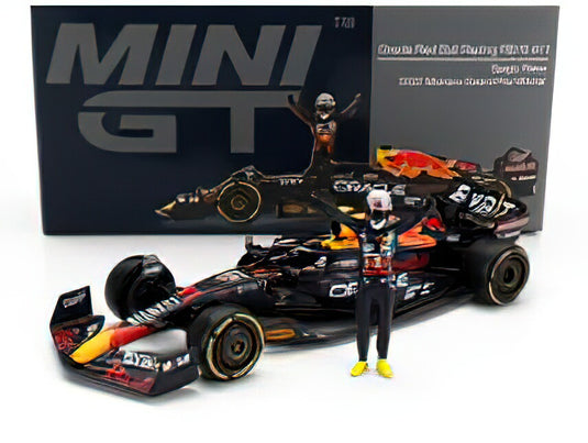 RED BULL - F1  RB18 TEAM ORACLE RED BULL RACING N 11 WINNER MONACO GP 2022 SERGIO PEREZ - MATT BLUE YELLOW RED/MiniGT/64ミニカー