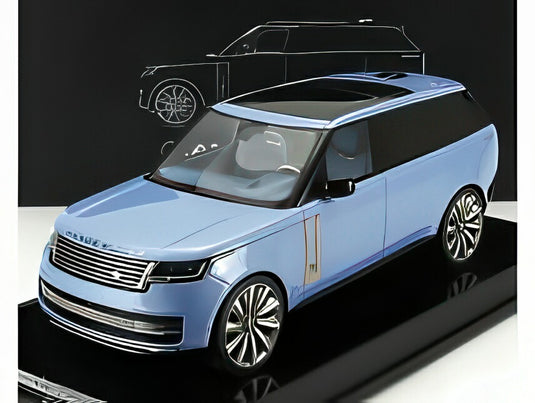 LAND ROVER レンジローバー SV オートバイオグラフィー 2022 ライトブルー/ MOTORHELIX 1/18 66台限定ミニカー