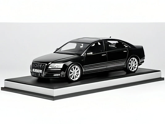 【予約】2026年発売予定AUDI A8 L W12 クワトロ 2008 ブラック/ MOTORHELIX 1/18 299台限定ミニカー
