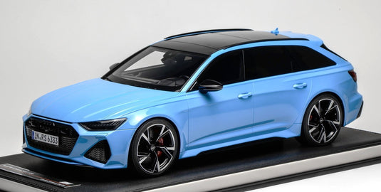 【予約】2026年発売予定AUDI A6 RS6 AVANT C8 SW STATION WAGON 2021 MIAMI BLUE/ MOTORHELIX 1/12 20台限定ミニカー