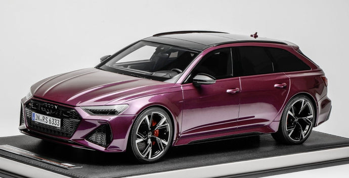 【予約】2026年発売予定AUDI A6 RS6 AVANT C8 SW STATION WAGON 2021 MERLIN PURPLE/ MOTORHELIX 1/12 20台限定ミニカー