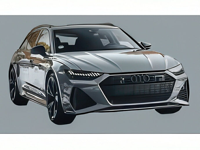 【予約】2026年発売予定AUDI A6 RS6 アバント 2021 ナルドグレー/ MOTORHELIX 1/12 30台限定ミニカー