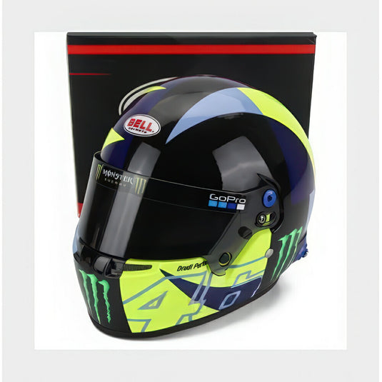 Bell ヘルメット Casco ヘルメット Valentino Rossi Bmw M4 Gt3 Wrt 2022 イエロー ホワイト ブルー MH4100198/ MINI HELMET 1/2 ミニカー