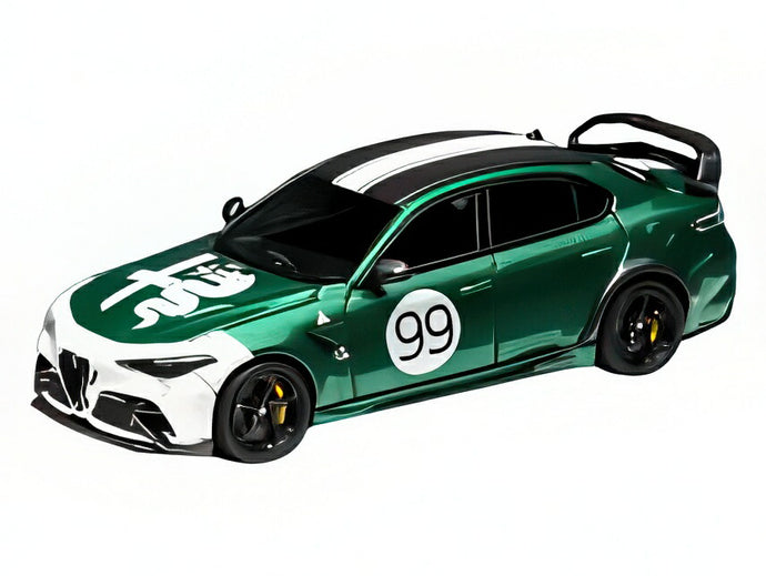 【予約】2026年発売予定ALFA ROMEO ジュリア GTAm No.99 レーシング 2021 グリーン ホワイト/ MOTORHELIX 1/64 299台限定ミニカー