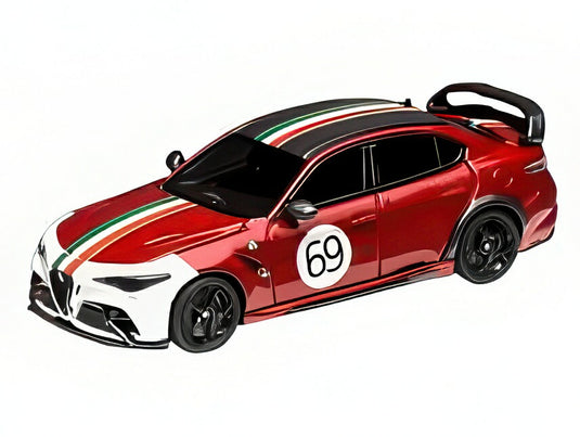 【予約】2026年発売予定ALFA ROMEO ジュリア GTAm No.69 レーシング 2021 レッド ホワイト/ MOTORHELIX 1/64 299台限定ミニカー