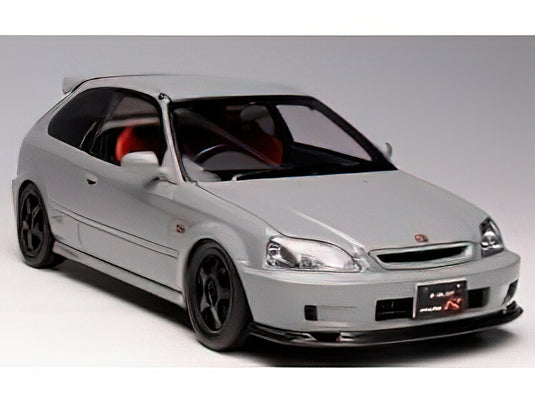 【予約】12月以降発売予定HONDA CIVICシビック TYPE-R (EK9) 1997 WITH YOKOHAMA TIRES AND ENGINE - NARDO GREY /MOTORHELIX 1/18ミニカー