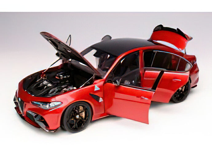 【予約】12月以降発売予定ALFA ROMEO - GIULIA GTA 2021 + ENGINE AND FULL OPENINGS - GTA RED MET /MOTORHELIX 1/18ミニカー