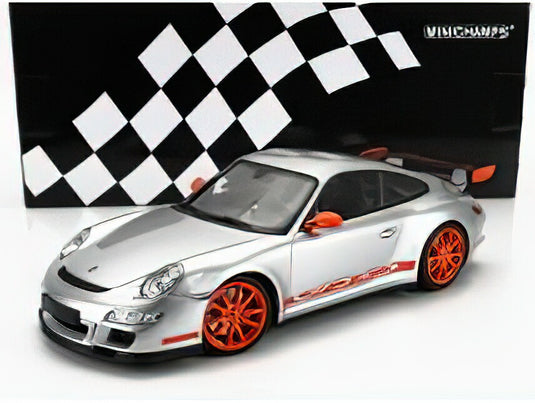 PORSCHE - 911 997 GT3 RS COUPE 2007 - SILVER RED/Minichamps 1/18ミニカー