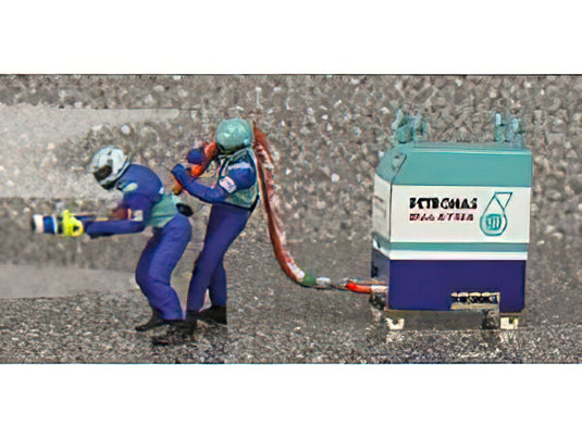 FIGURES - F1 PIT-STOP SAUBER 2002 RIFORNIMENTO - FIGURES - BLUE GREEN/Minichamps 1/43ミニカー