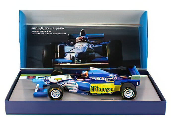 【予約】BENETTON - F1 B195 TEAM MILD SEVEN RENAULT N 1 WORLD CHAMPION WINNER PACIFIC GP 1995 MICHAEL SCHUMACHER - BLUE YELLOW/Minichamps 1/18ミニカー