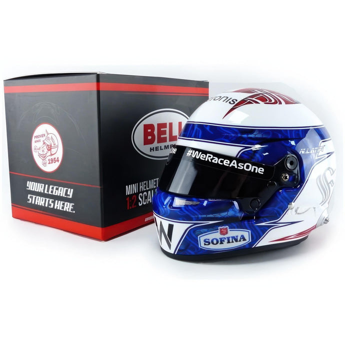ニコラス・ラティフィ ヘルメット Williams GP 2021/ MINI HELMET 1/2 ミニカー