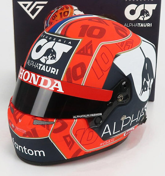 BELL HELMETベルヘルメット F1 AT02 ホンダ アルファタウリ ピエールガスリー 2021 / MINI HELMET 1/2 ミニカー