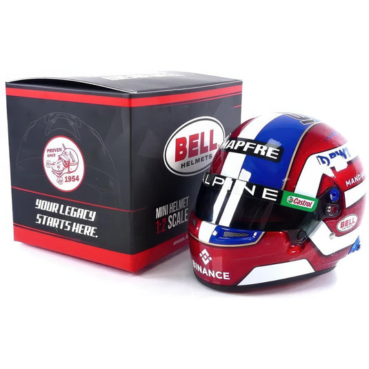 エステバン・オコン ヘルメット Alpine 2022/ MINI HELMET 1/2 ミニカー