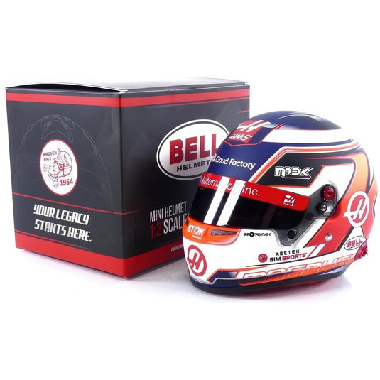 ケビン・マグヌッセン ヘルメット Haas 2022/ MINI HELMET 1/2 ミニカー