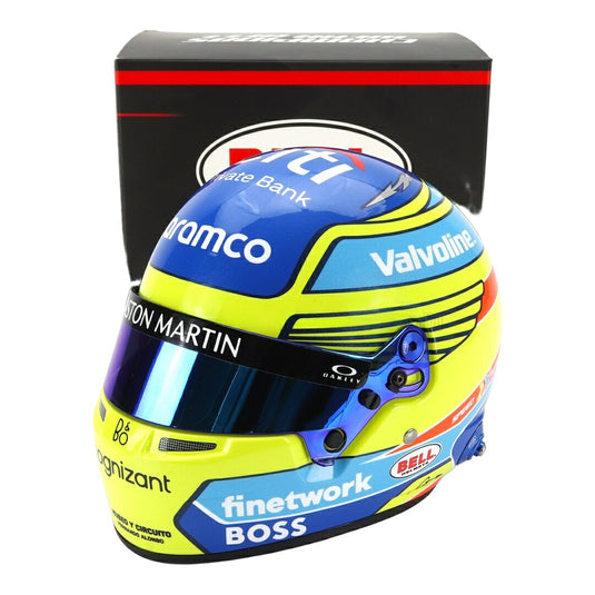 Fernando Alonso フェルナンドアロンソ Aston Martin アストンマーティン Aramco ヘルメット