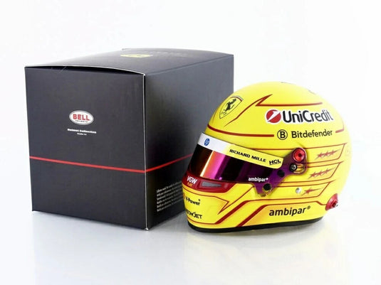 CASQUE Lewis Hamilton Ferrari F1 2025 ルイス ハミルトン ヘルメット / MINI HELMET 1/2 ミニカー