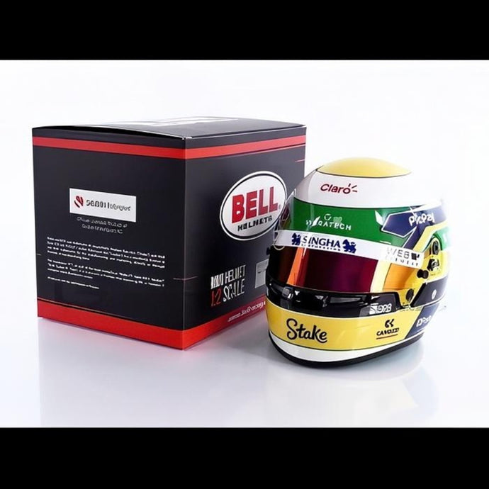 ガブリエル・ボルトレト ヘルメット Stake F1 2025/ MINI HELMET 1/2 ミニカー