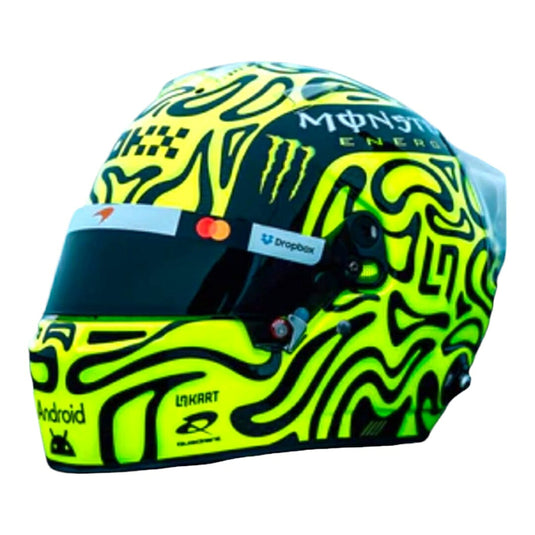 【予約】2026年発売予定 Lando Norris ランド・ノリス McLaren マクラーレン F1 ヘルメット 2026 イエロー ブラック No.1 / MINI HELMET 1/2 ミニカー