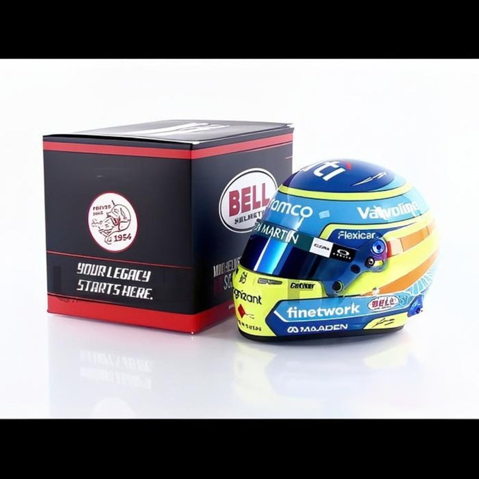 フェルナンド・アロンソ ヘルメット Aston Martin 2025/ MINI HELMET 1/2 ミニカー