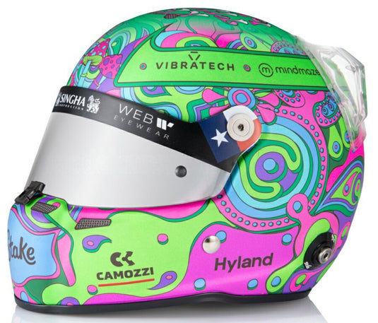 【予約】2026年発売予定STILO ヘルメット F1 バルテリ・ボッタス TEAM STAKE KICK SAUBER #77 オースティンGP 2023 / MINI HELMET 1/2 ミニカー