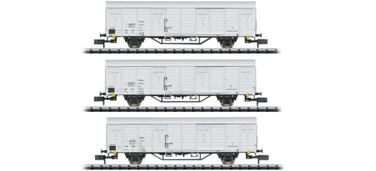 Nゲージ 鉄道模型 客車 Minitrix ミニトリックス DR Refrigerated Train 3 pcs freight car set Era IV DC