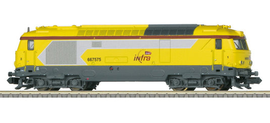 Nゲージ 鉄道模型 Minitrix ミニトリックス SNCF series BB 67400 era VI Diesel locomotive sound DC mfx