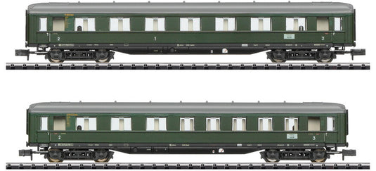 Nゲージ 鉄道模型 客車 Minitrix ミnitrix DB D 96 急行客車セット 2 Era III DC