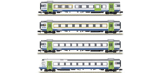 Nゲージ 車両 Minitrix ミニトリックス BLS GoldenPassLine carriage set Era VI DC